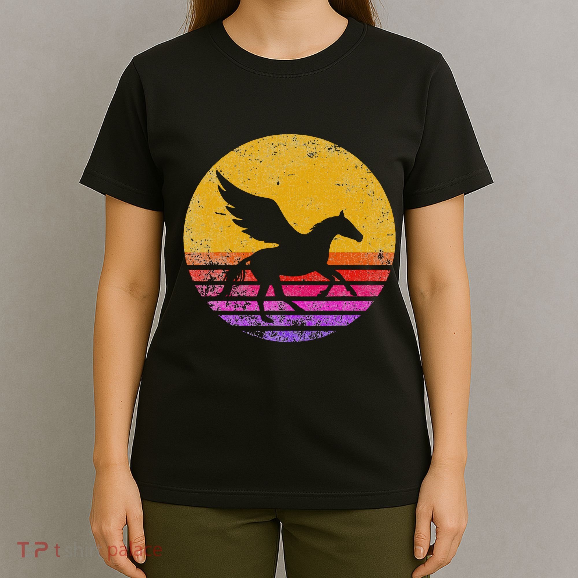 Vintage Retro Pegasus Greek Mythology T-Shirt