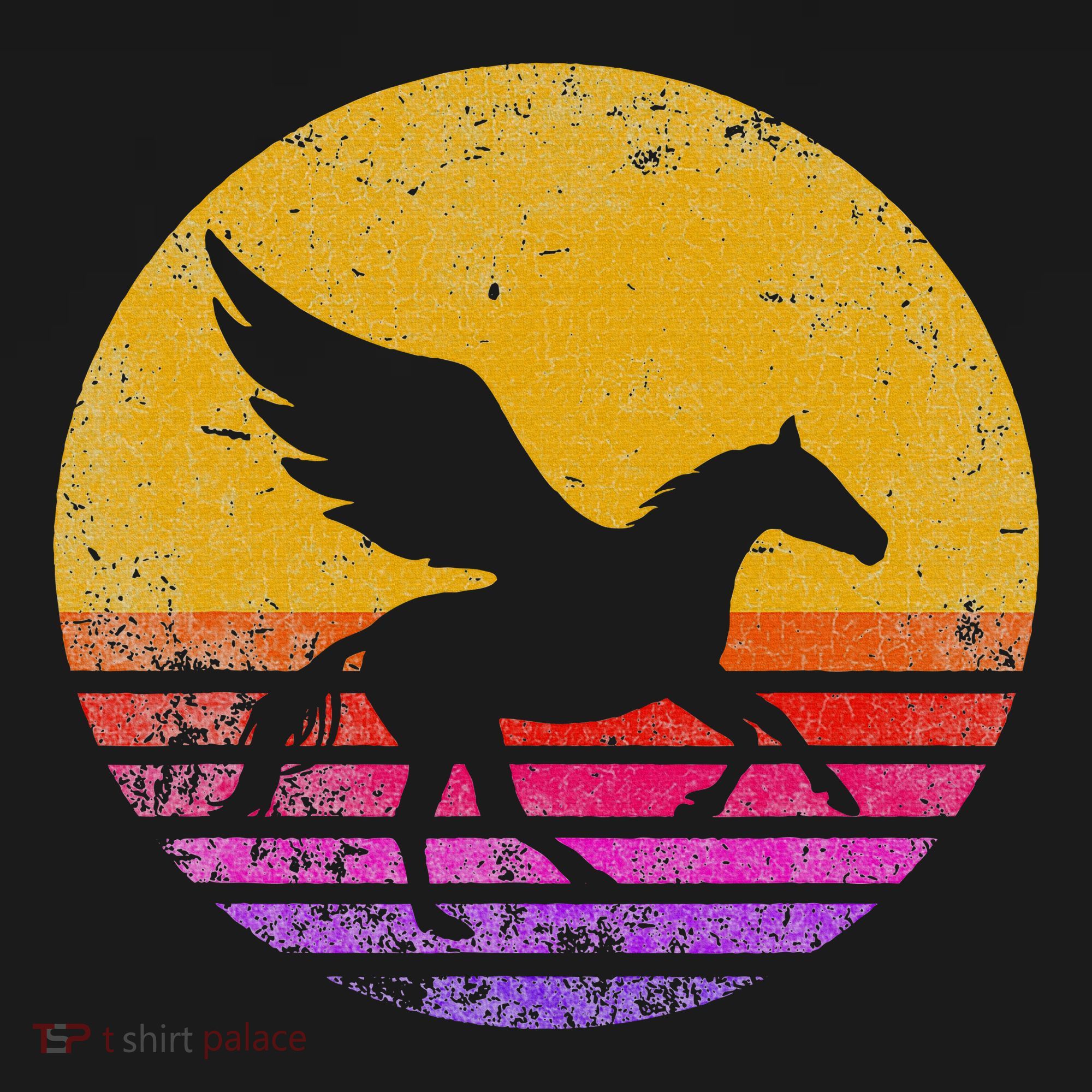 Vintage Retro Pegasus Greek Mythology T-Shirt