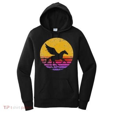 Vintage Retro Pegasus Greek Mythology Women's Hoodie