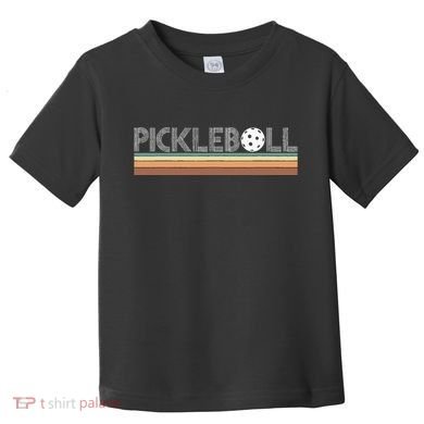 Vintage Retro Pickleball Toddler T-Shirt