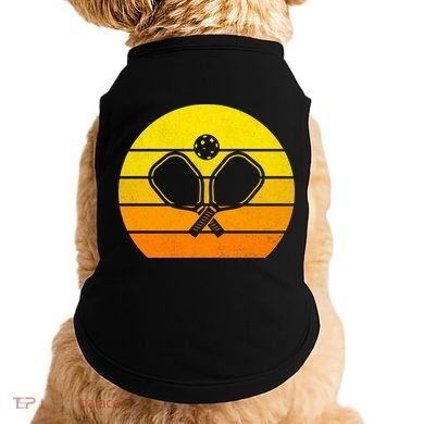 Vintage Retro Pickleball Doggie Tank