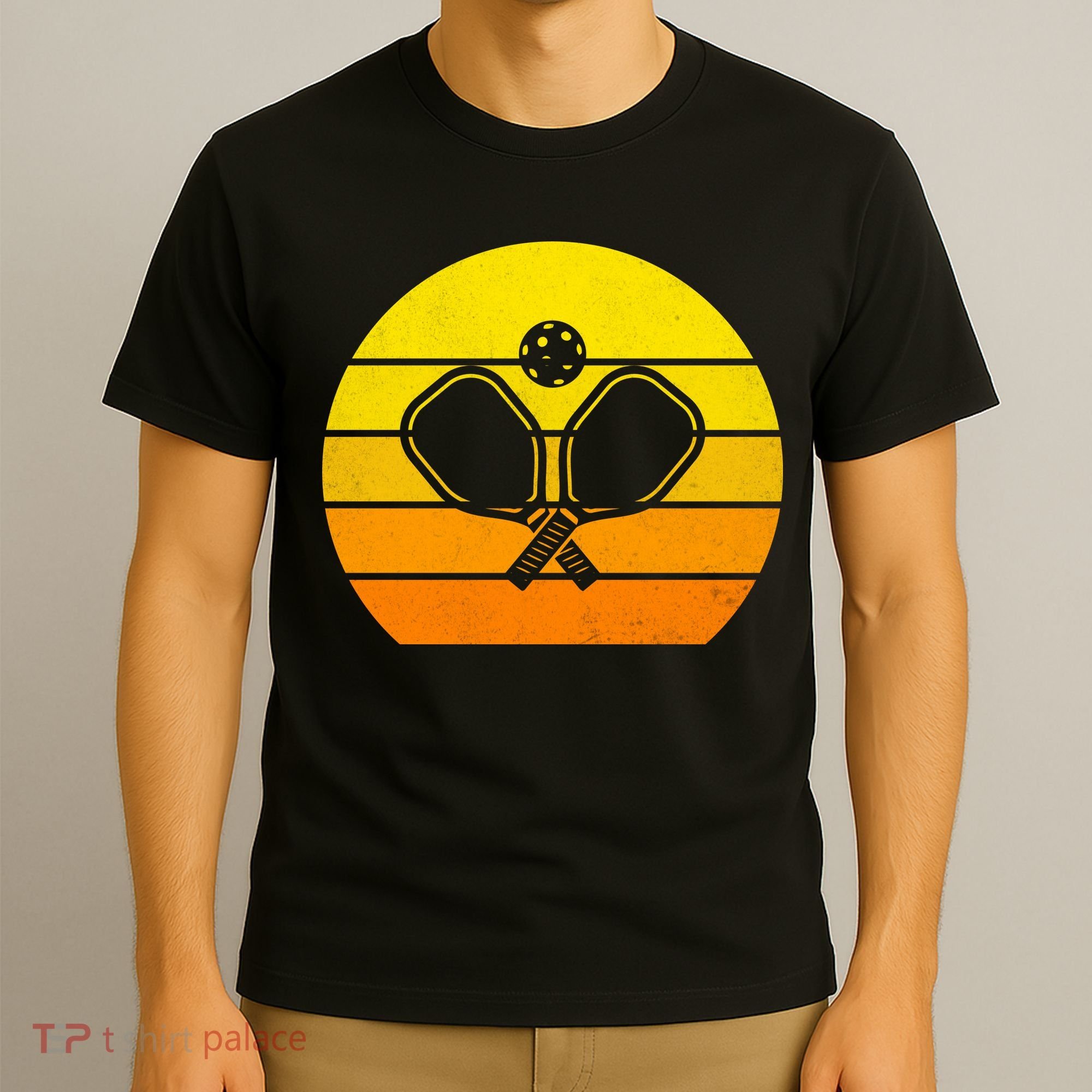 Vintage Retro Pickleball T-Shirt