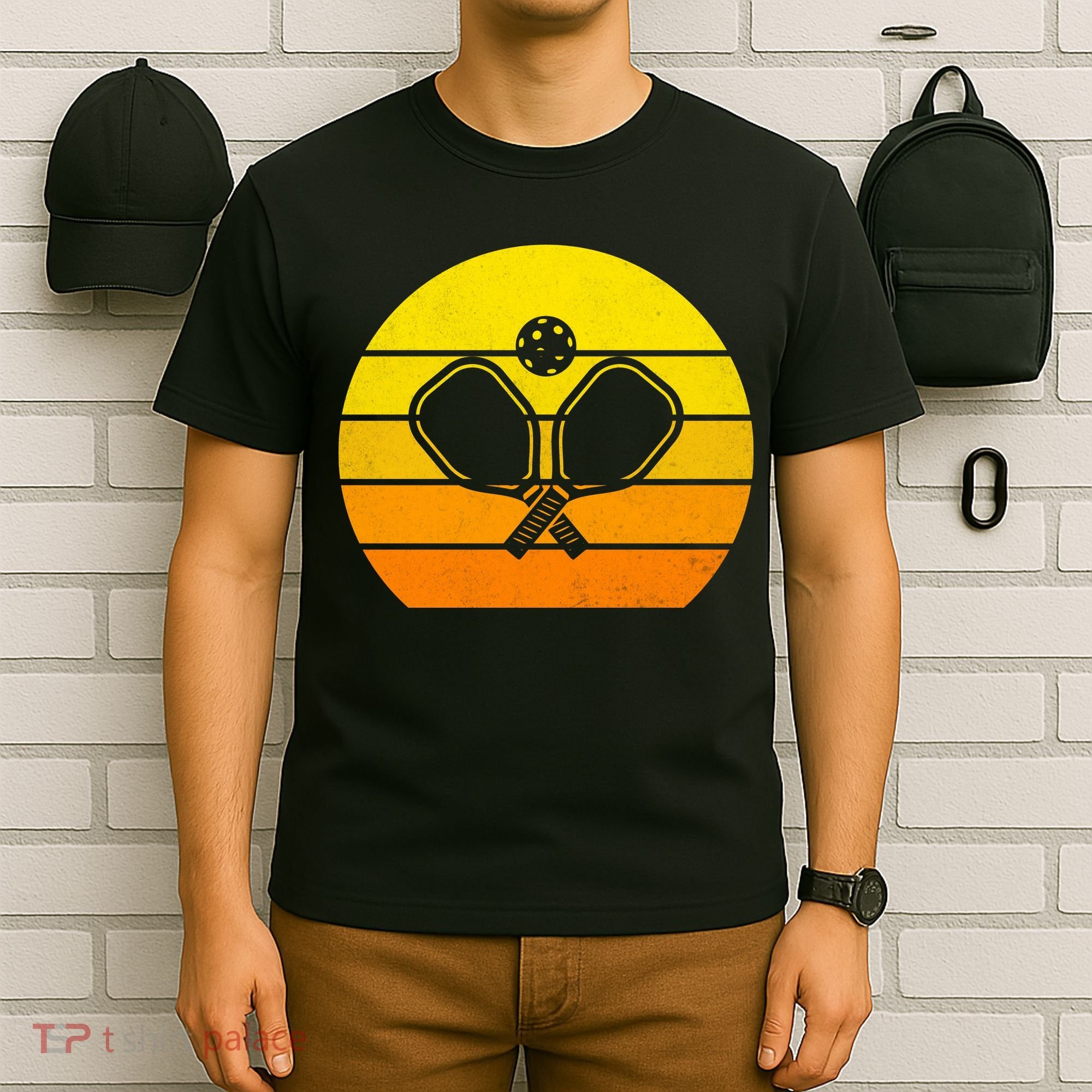 Vintage Retro Pickleball T-Shirt