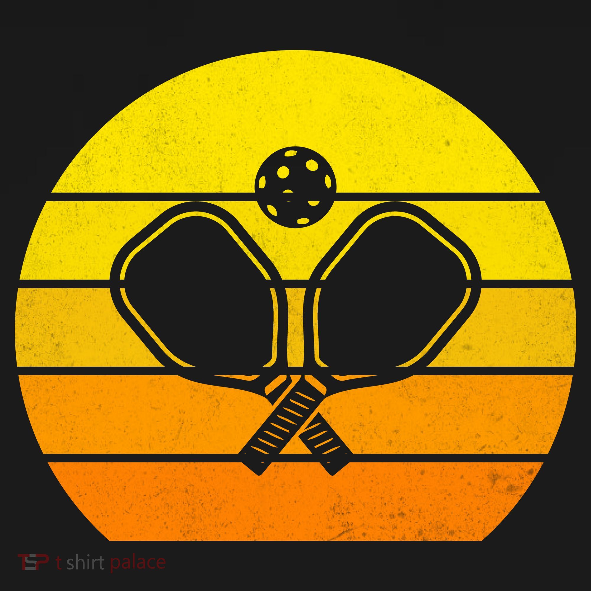 Vintage Retro Pickleball T-Shirt