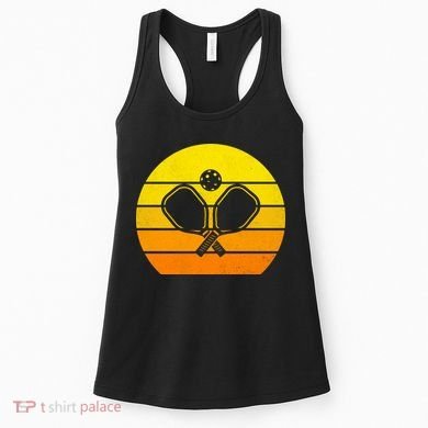 Vintage Retro Pickleball Women's Tank Top