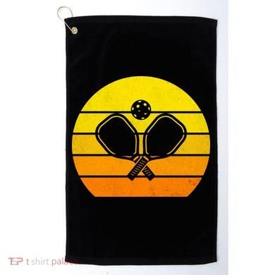 Vintage Retro Pickleball Golf Towel