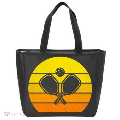 Vintage Retro Pickleball Tote Bag
