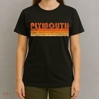 Vintage Retro Plymouth MA T-Shirt thumb 4