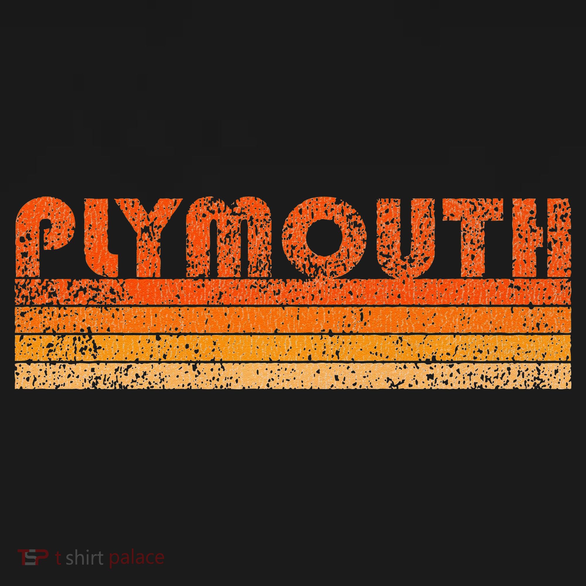Vintage Retro Plymouth MA T-Shirt