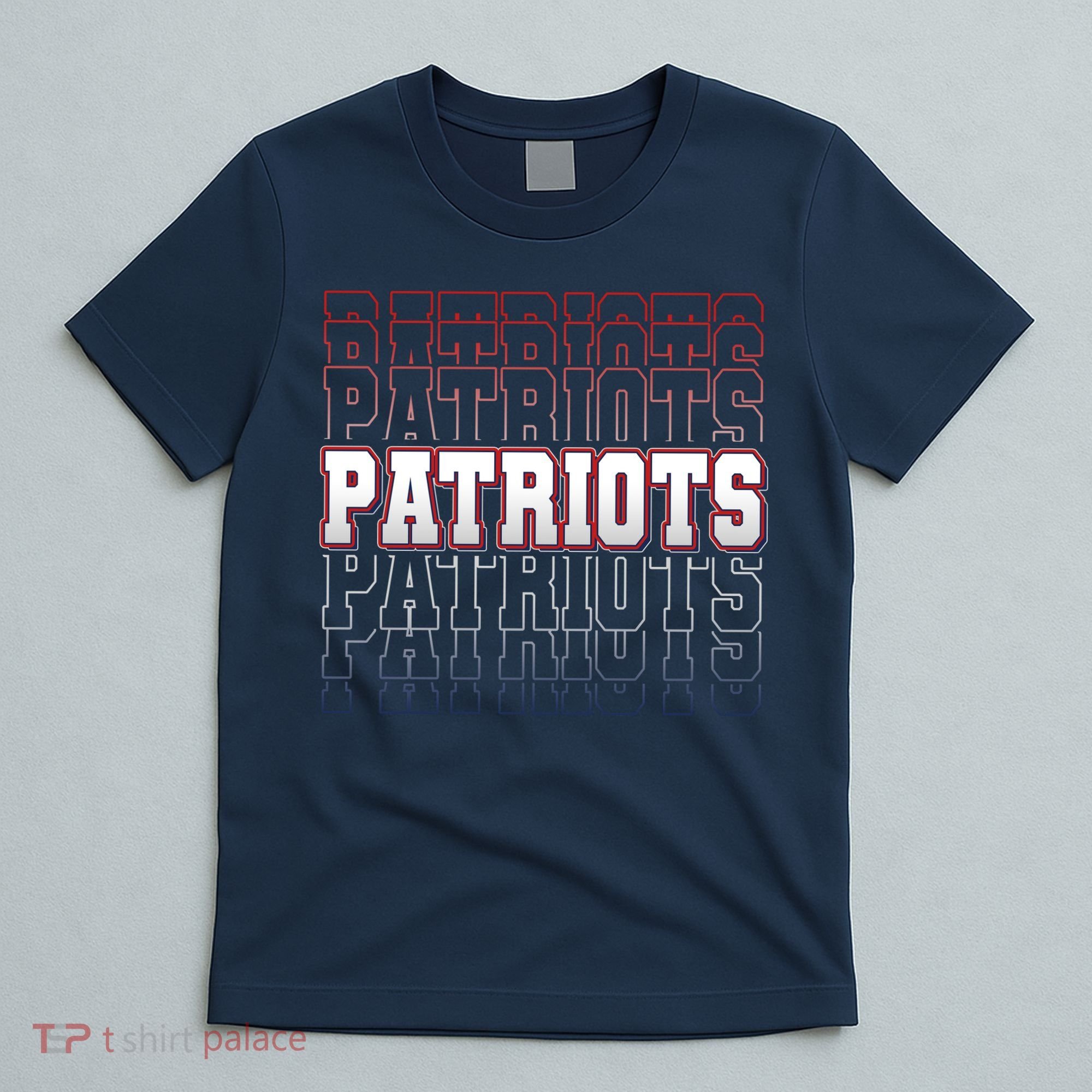 Vintage Retro Patriots Football  T-Shirt