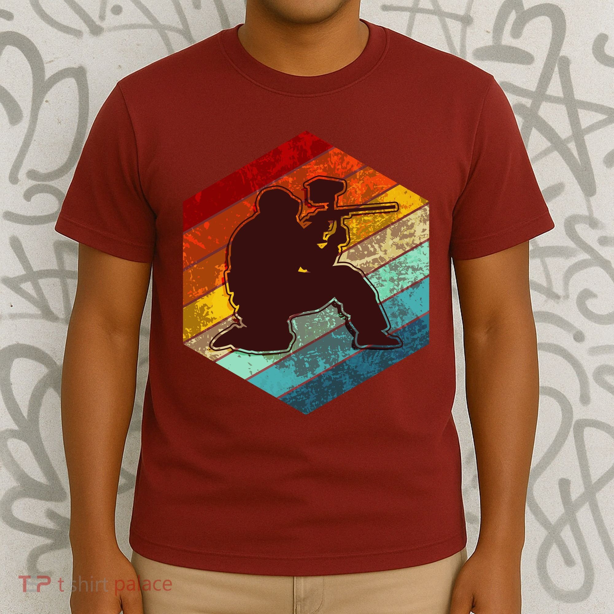 Vintage Retro Paintballer T-Shirt