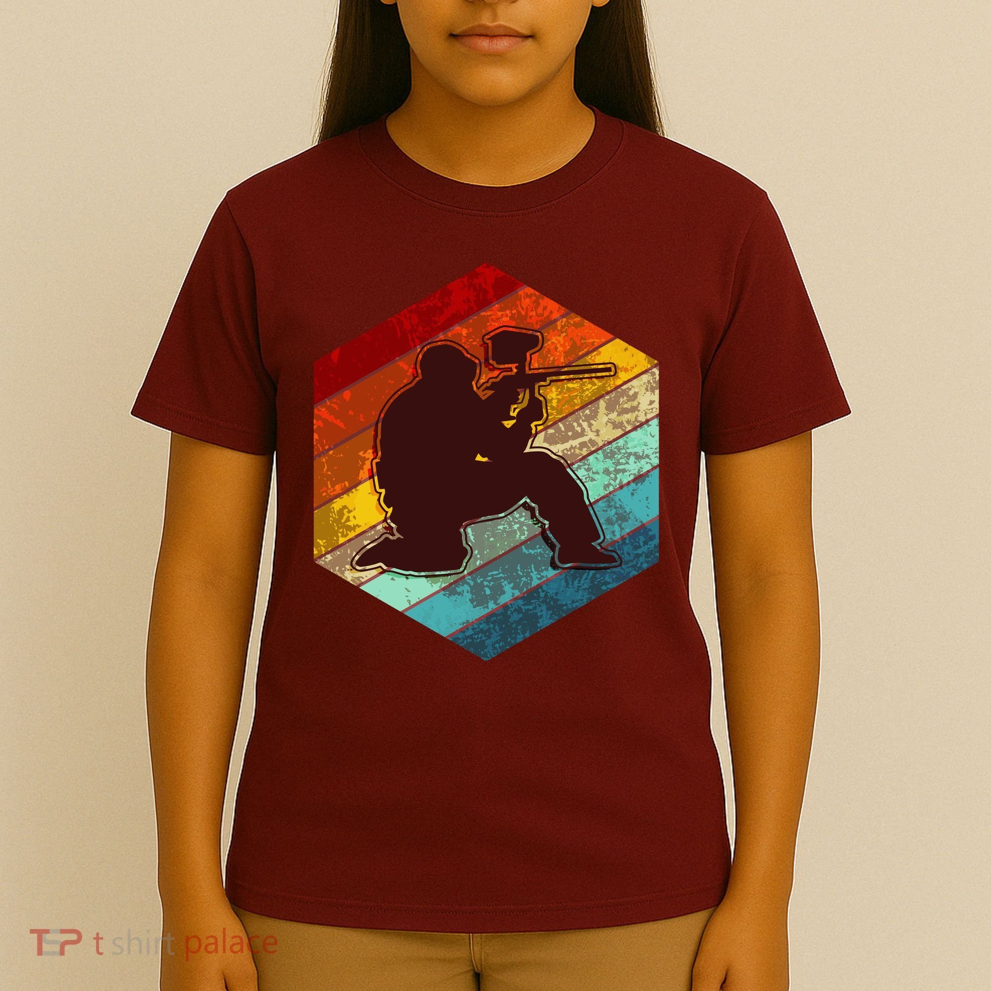 Vintage Retro Paintballer T-Shirt