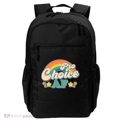 Vintage Retro Pro Choice AF Star Rainbow Backpack