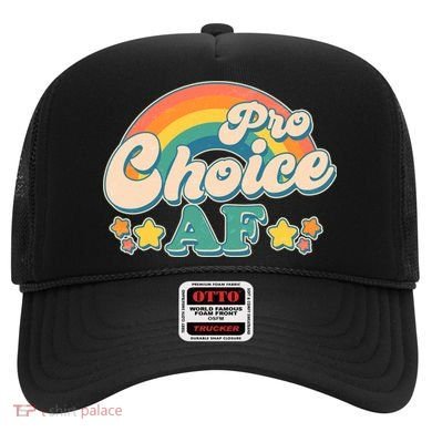 Vintage Retro Pro Choice AF Star Rainbow Hat