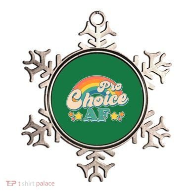 Vintage Retro Pro Choice AF Star Rainbow Ornament