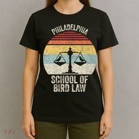 Vintage Retro Philadelphia School Of Bird Law T-Shirt thumb 4