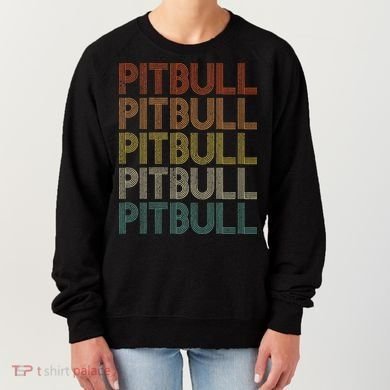 Vintage Retro Pitbull Women's Sweatshirt
