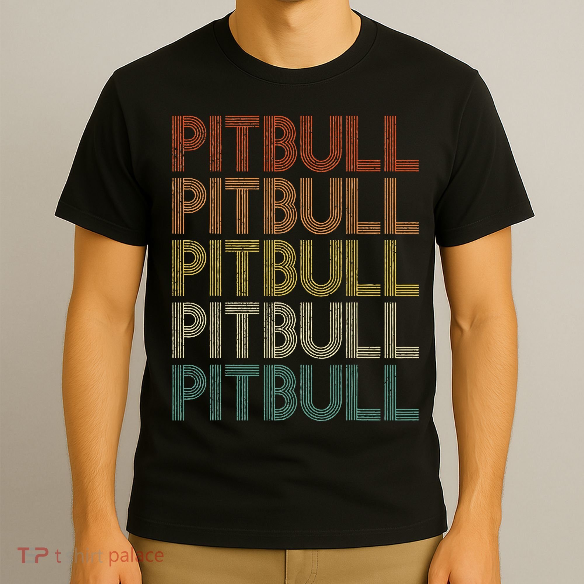 Vintage Retro Pitbull T-Shirt