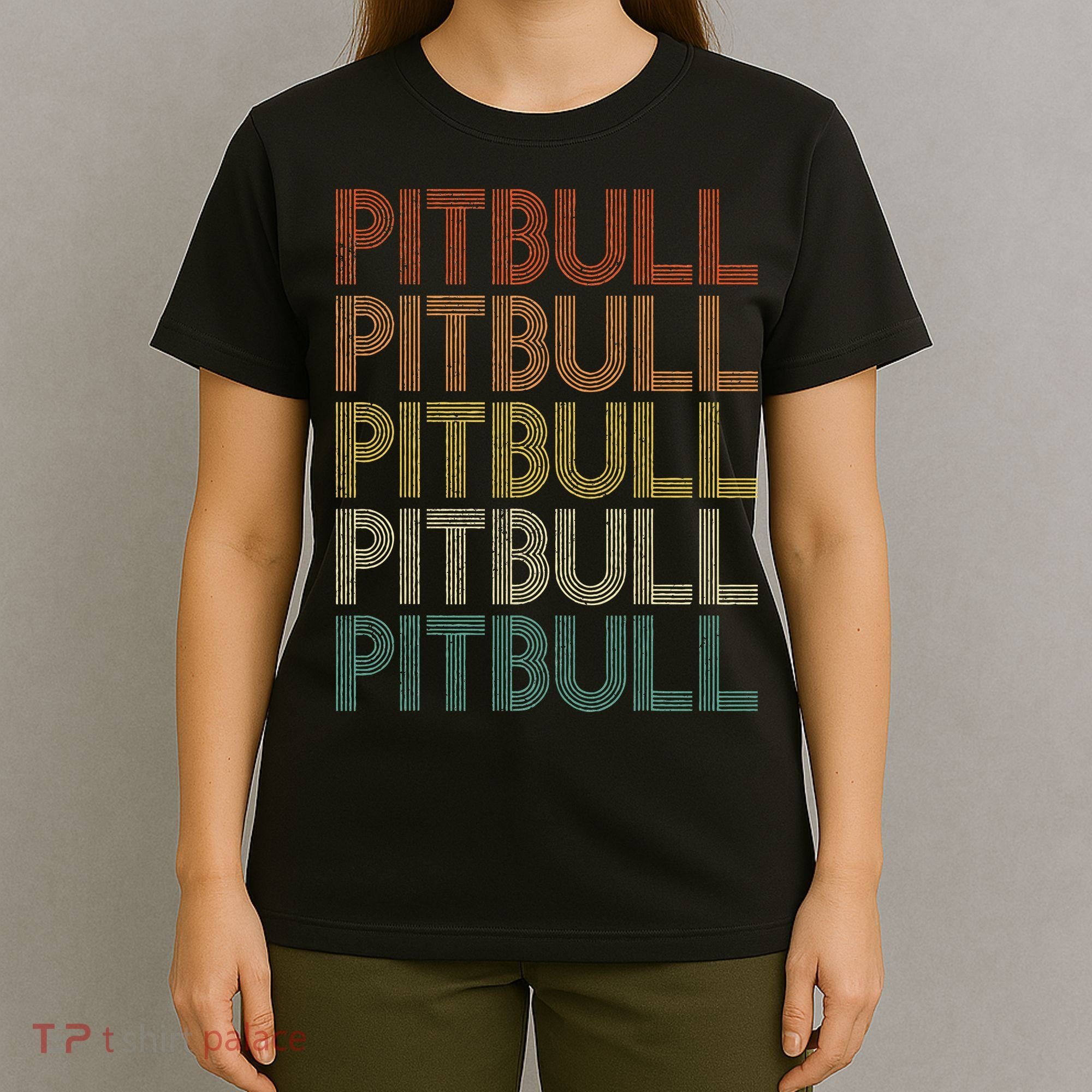 Vintage Retro Pitbull T-Shirt