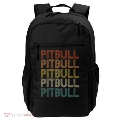 Vintage Retro Pitbull Backpack