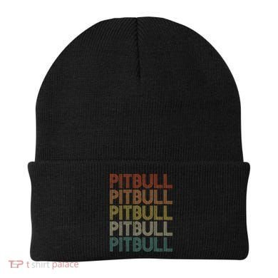 Vintage Retro Pitbull Beanie