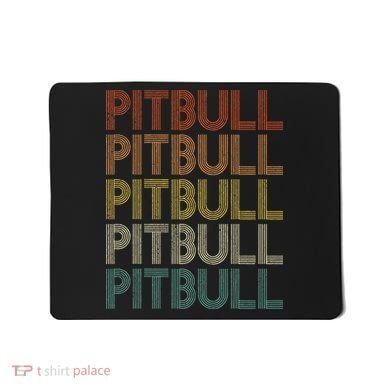 Vintage Retro Pitbull Mousepad