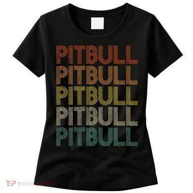 Vintage Retro Pitbull Women's T-Shirt