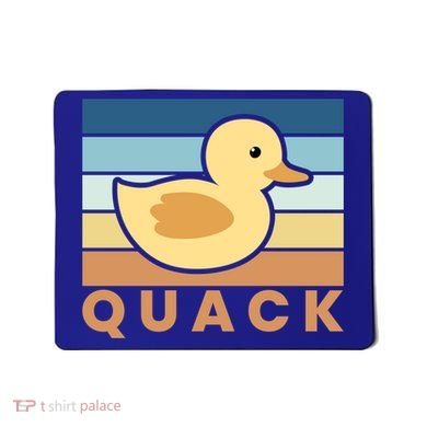 Vintage Retro Quack Rubber Duck Gift Mousepad