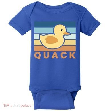 Vintage Retro Quack Rubber Duck Gift Baby Bodysuit