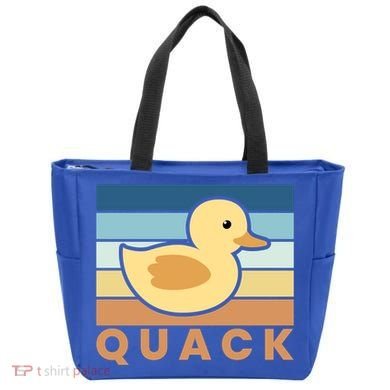 Vintage Retro Quack Rubber Duck Gift Tote Bag