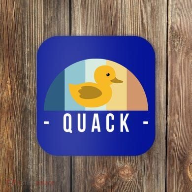 Vintage Retro Quack Rubber Duck Great Gift Coaster