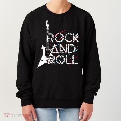 Vintage Retro Rock And Roll Women's Sweatshirt
