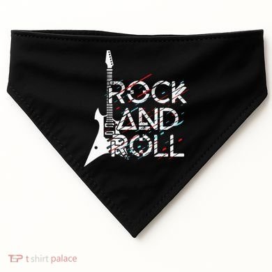Vintage Retro Rock And Roll USA-Made Doggie Bandana