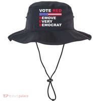 Vote Red Remove Every Democrat Conservatives Pro Republican Bucket Hat thumb 0