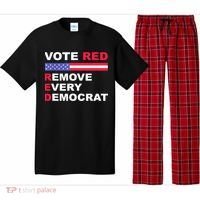 Vote Red Remove Every Democrat Conservatives Pro Republican Pajama Set thumb 0
