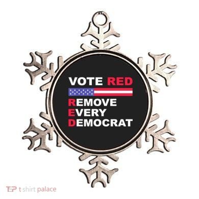 Vote Red Remove Every Democrat Conservatives Pro Republican Ornament