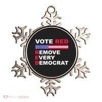 Vote Red Remove Every Democrat Conservatives Pro Republican Ornament thumb 0
