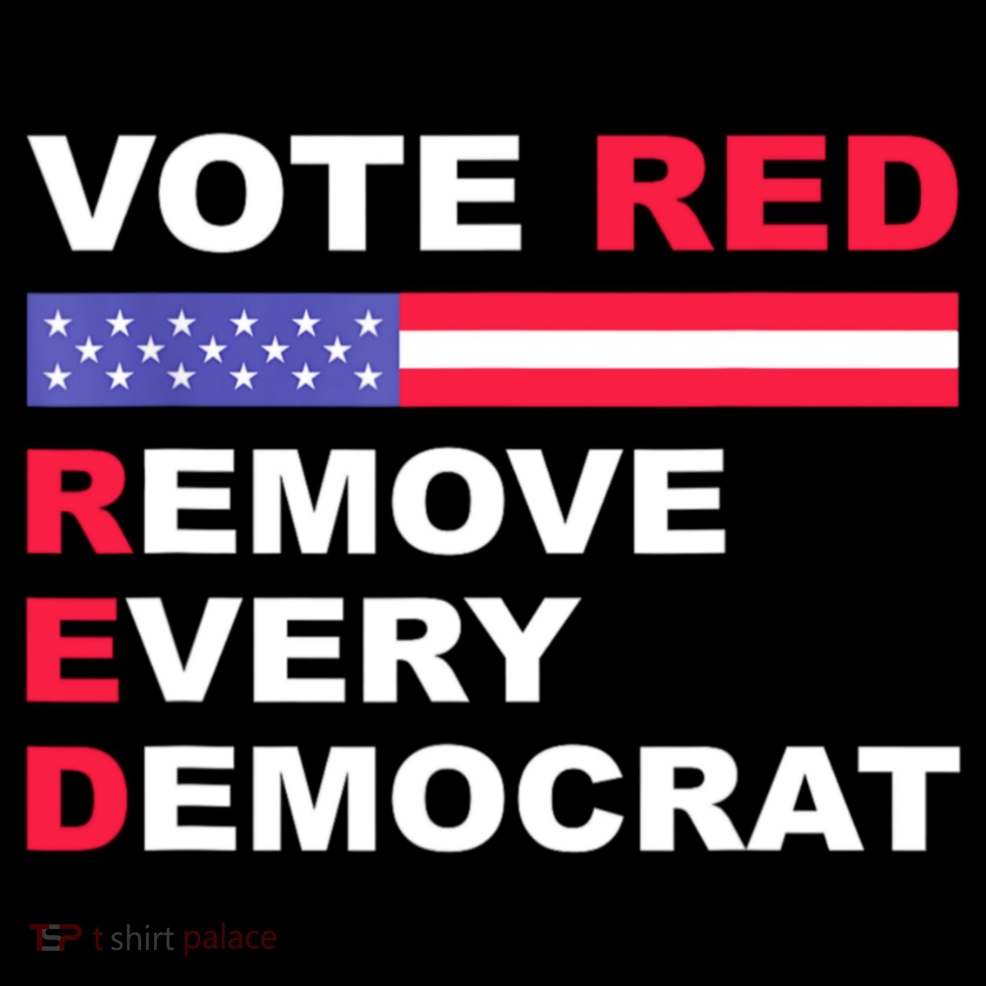 Vote Red Remove Every Democrat Conservatives Pro Republican Ornament