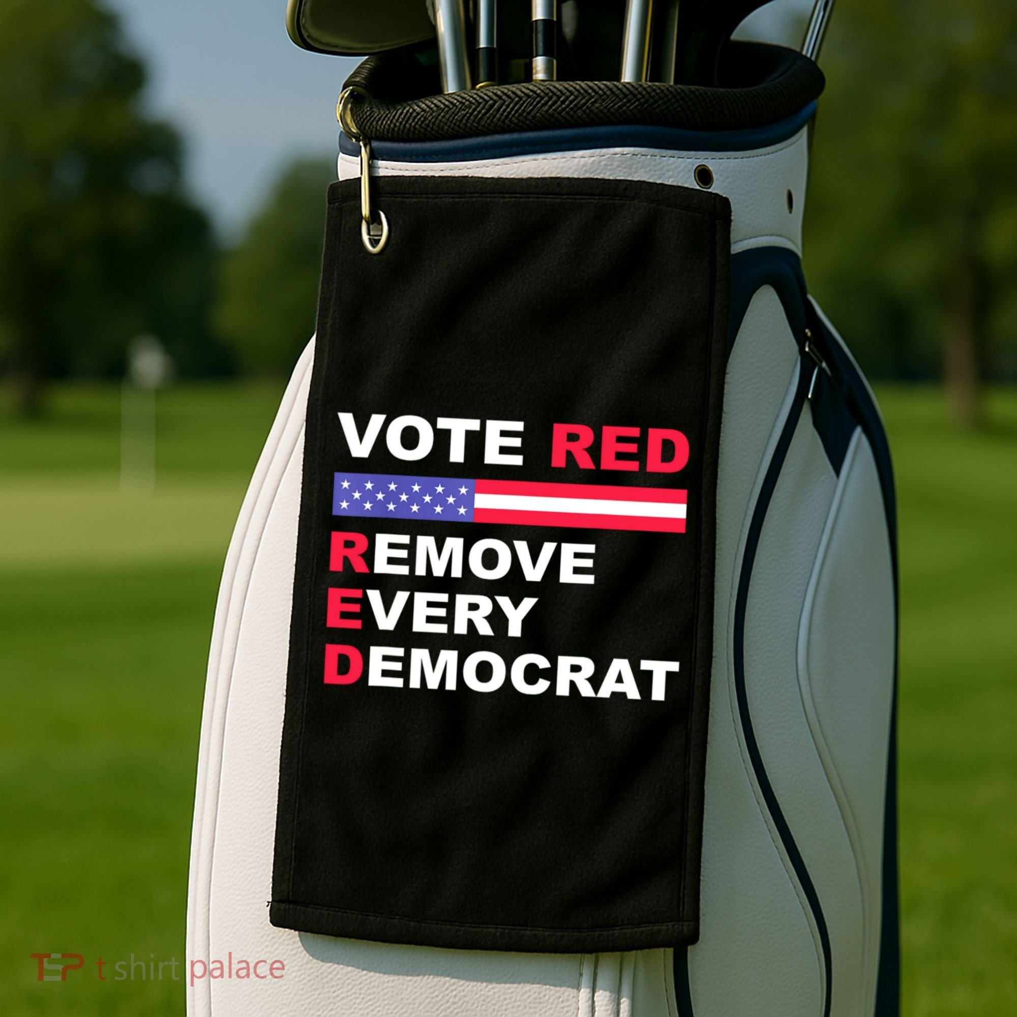 Vote Red Remove Every Democrat Conservatives Pro Republican Golf Towel