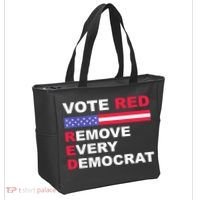 Vote Red Remove Every Democrat Conservatives Pro Republican Tote Bag thumb 2
