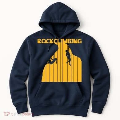 Vintage Retro Rock Climbing Gift Hoodie