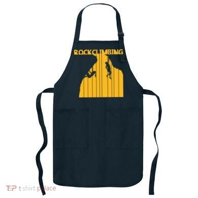 Vintage Retro Rock Climbing Gift Apron