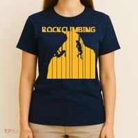 Vintage Retro Rock Climbing Gift T-Shirt thumb 4