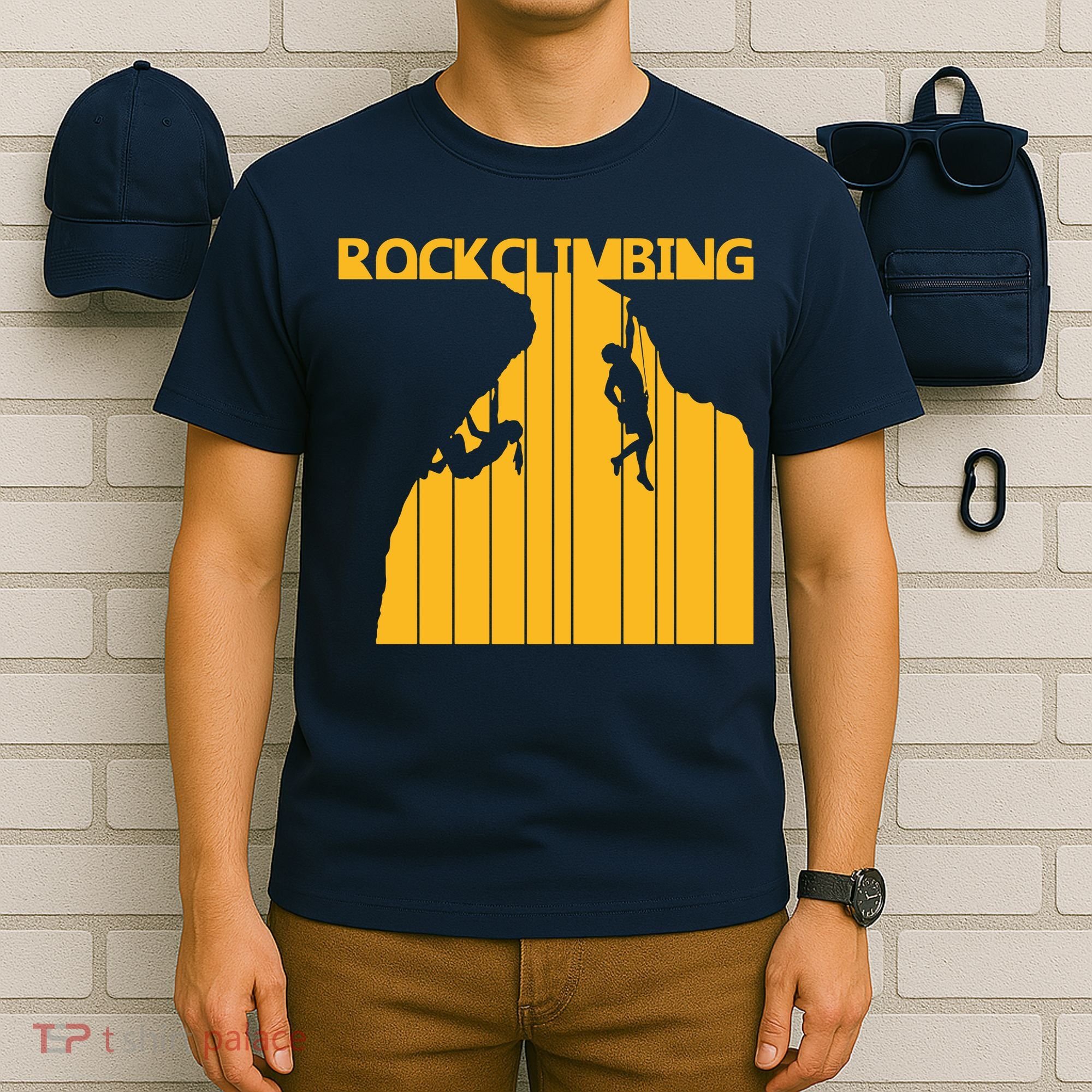 Vintage Retro Rock Climbing Gift T-Shirt