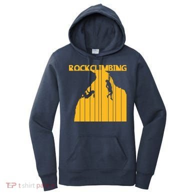 Vintage Retro Rock Climbing Gift Women's Hoodie