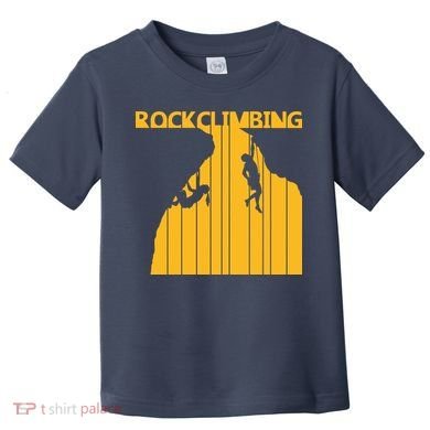 Vintage Retro Rock Climbing Gift Toddler T-Shirt