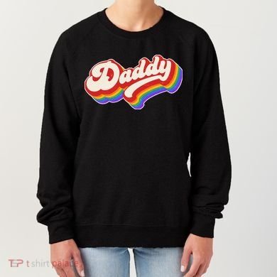 Vintage Retro Rainbow Daddy Women's Sweatshirt