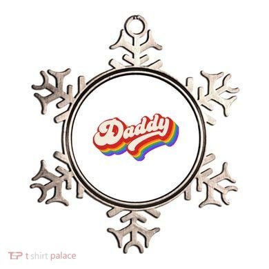 Vintage Retro Rainbow Daddy Ornament