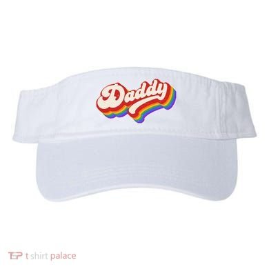 Vintage Retro Rainbow Daddy Visor