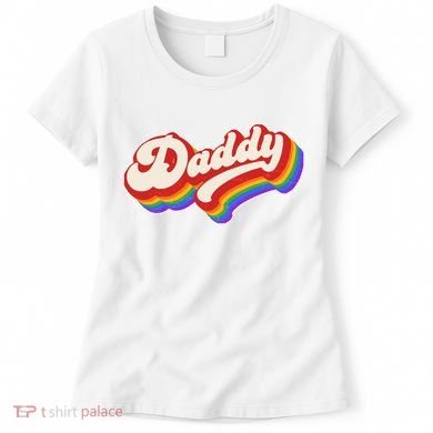 Vintage Retro Rainbow Daddy Women's T-Shirt